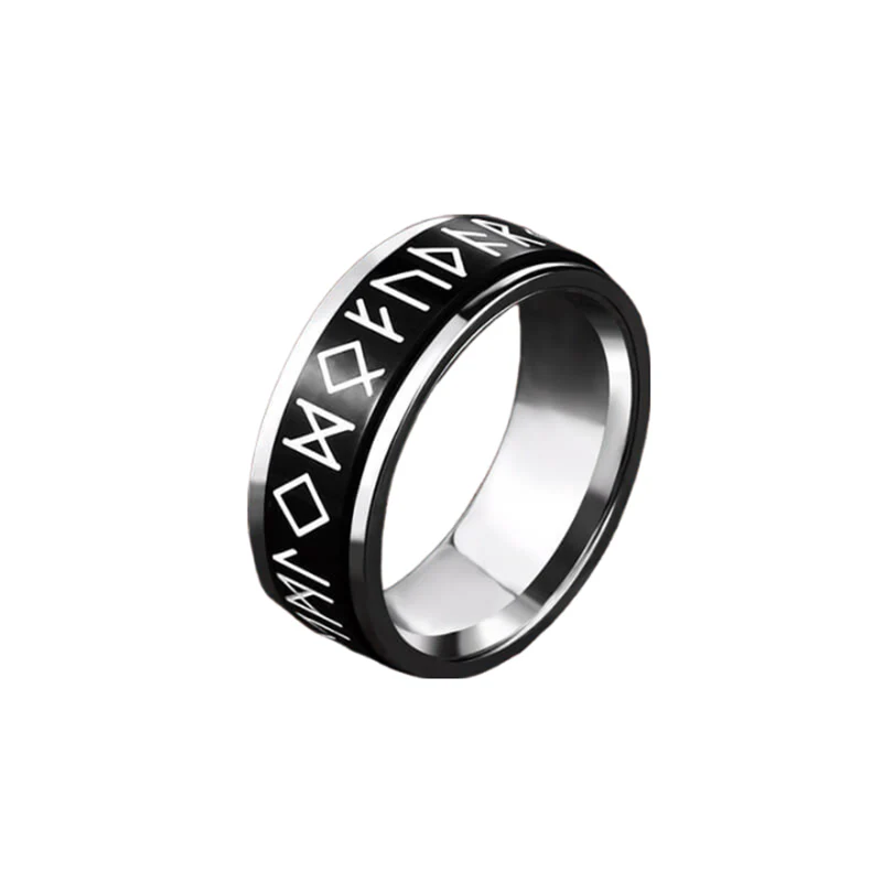 5934-runes-stainless-steel-spinner-ring-11.webp Runes Stainless Steel Spinner Ring