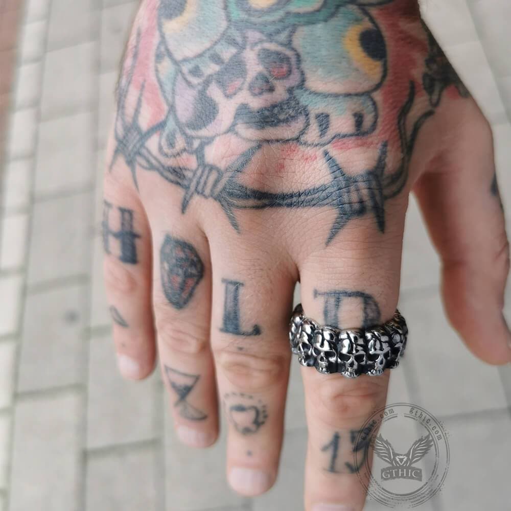 594-surrounded-titanium-stainless-steel-skull-ring-2.jpg Surrounded Titanium Stainless Steel Skull Ring