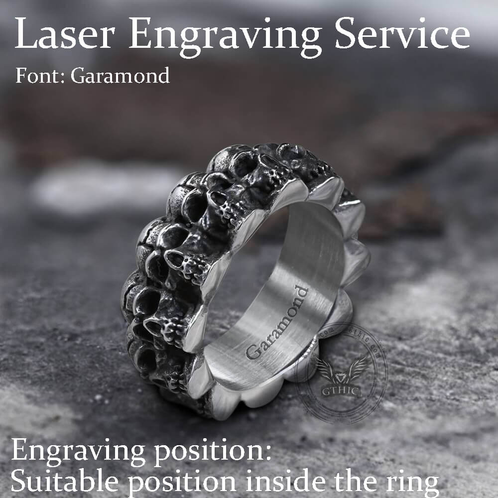 594-surrounded-titanium-stainless-steel-skull-ring-7.jpg Surrounded Titanium Stainless Steel Skull Ring