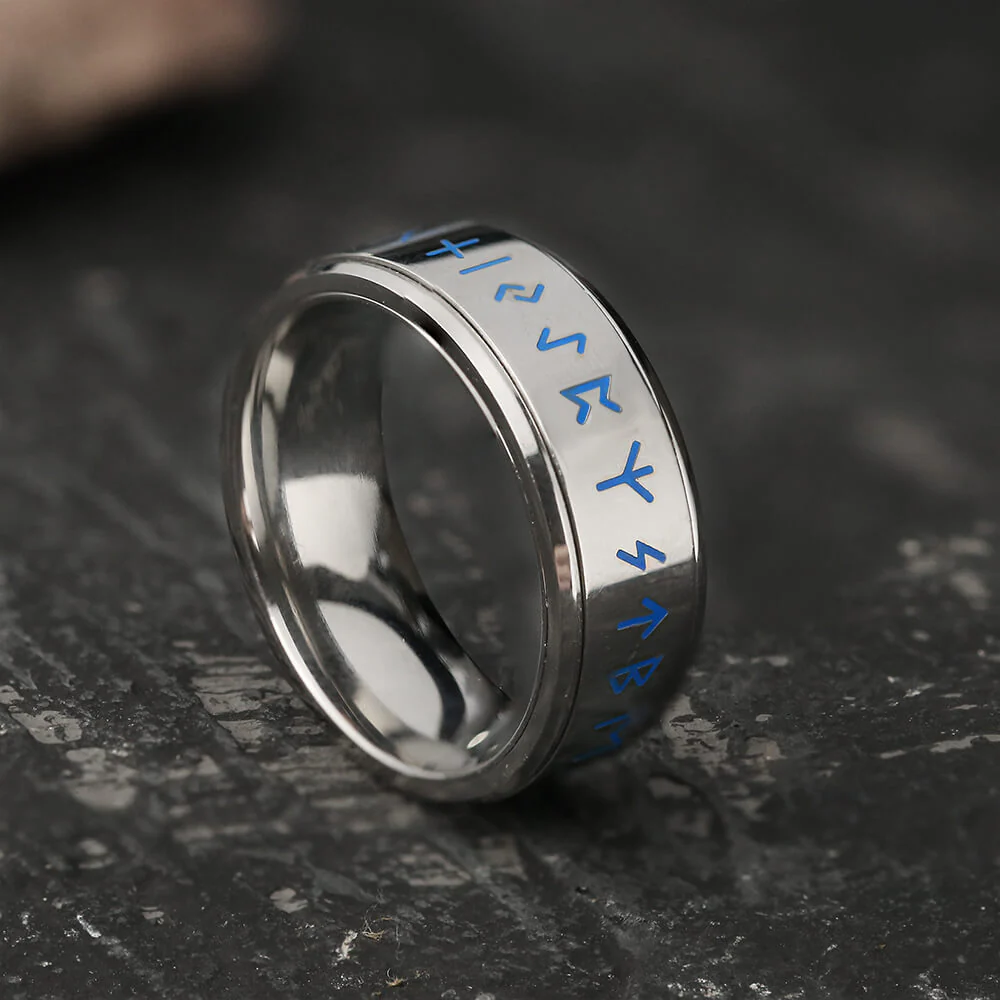 5948-silver-7-silver-7-variation-1.webp Runes Stainless Steel Spinner Ring