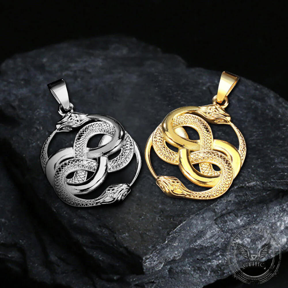 5983-double-ouroboros-snake-stainless-steel-animal-pendant-6.webp Double Ouroboros Snake Stainless Steel Animal Pendant