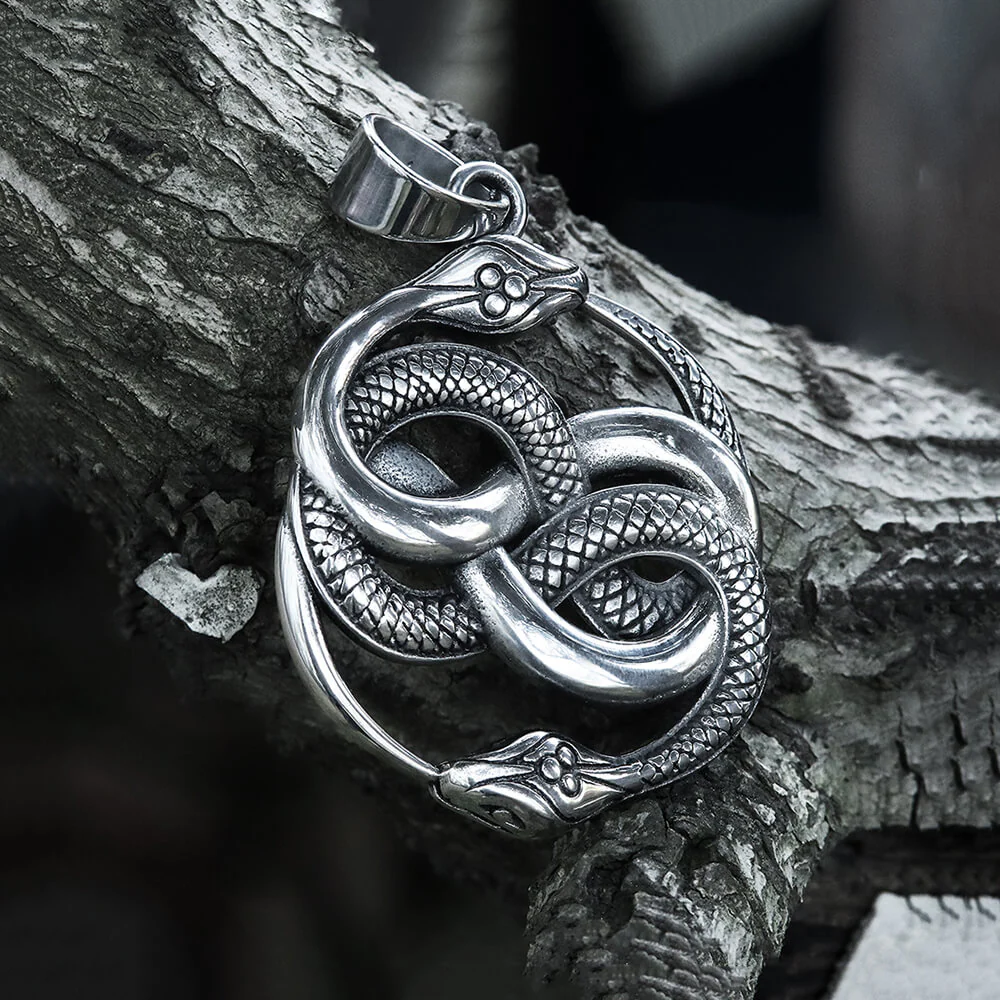 5983-double-ouroboros-snake-stainless-steel-animal-pendant-8.webp Double Ouroboros Snake Stainless Steel Animal Pendant