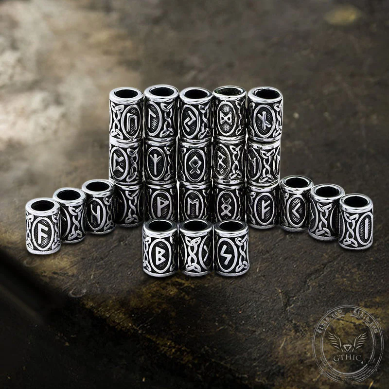 6098-runes-stainless-steel-viking-hair-bead-3.webp Runes Stainless Steel Viking Hair Bead
