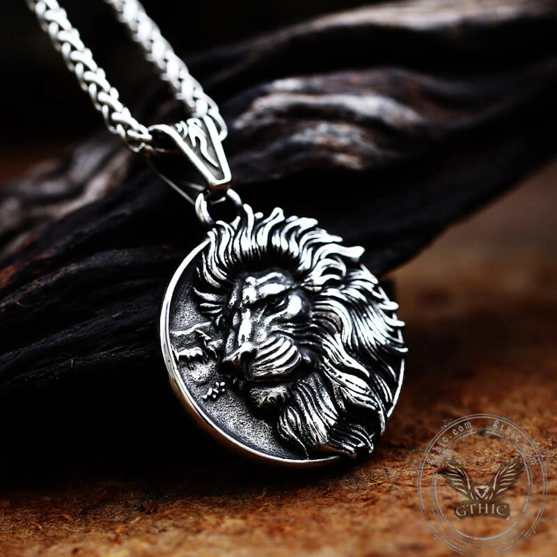 6140-majestic-lion-head-stainless-steel-pendant-3.webp Majestic Lion Head Stainless Steel Pendant