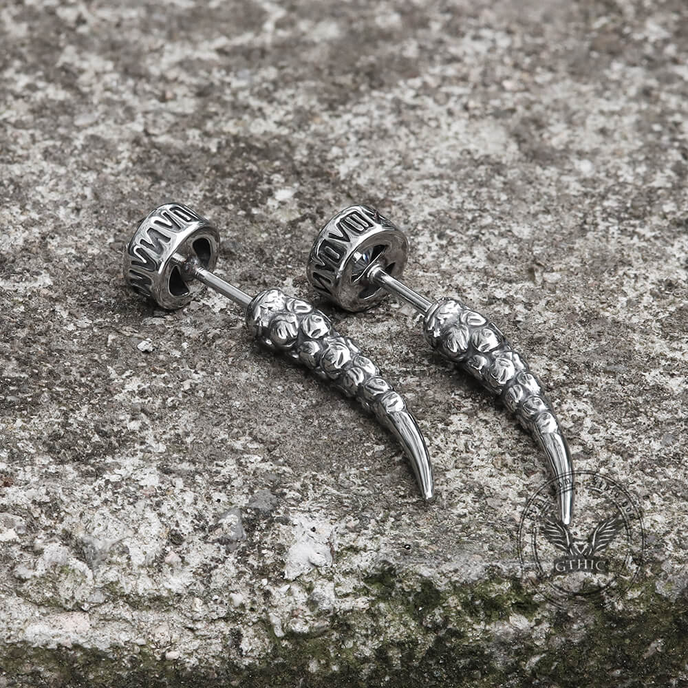 6169-gothic-wolf-fangs-stainless-steel-stud-earrings-5.jpg Gothic Wolf Fangs Stainless Steel Stud Earrings