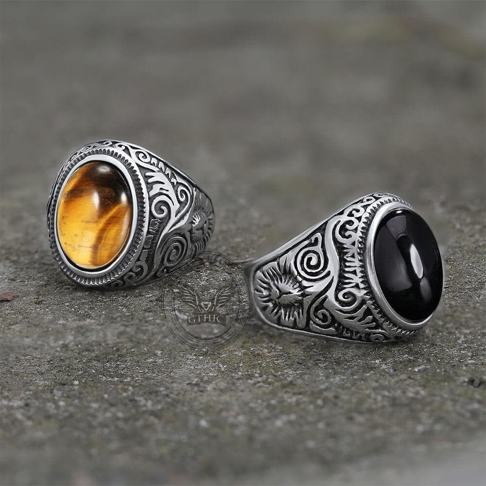 618-vintage-pattern-gem-stainless-steel-ring-8.jpg Vintage Pattern Gem Stainless Steel Ring