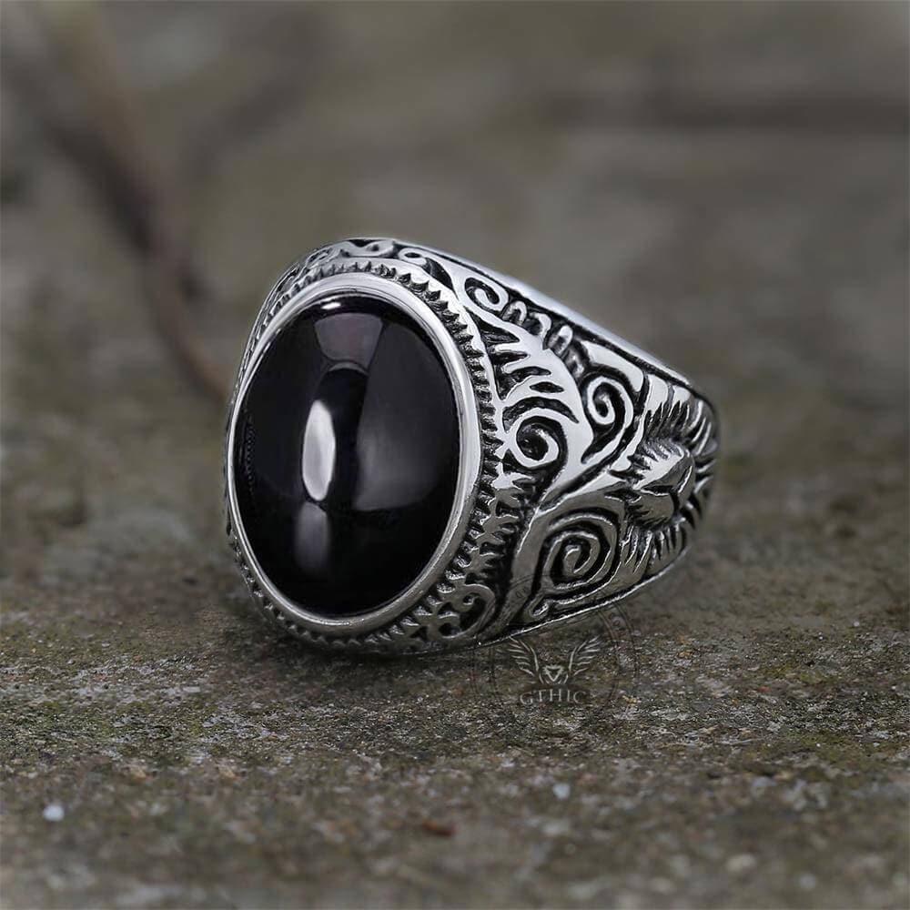 618-vintage-pattern-gem-stainless-steel-ring-9.jpg Vintage Pattern Gem Stainless Steel Ring