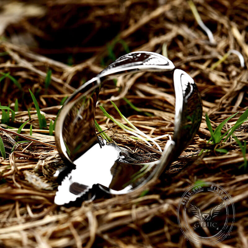 6212-death-head-moth-stainless-steel-skull-ring-6.jpg Death Head Moth Stainless Steel Skull Ring