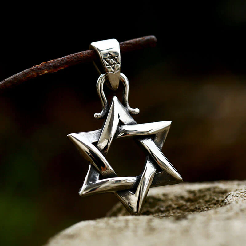 6421-gothic-gem-set-star-of-david-stainless-steel-pendant-1.webp Gothic Gem-set Star Of David Stainless Steel Pendant