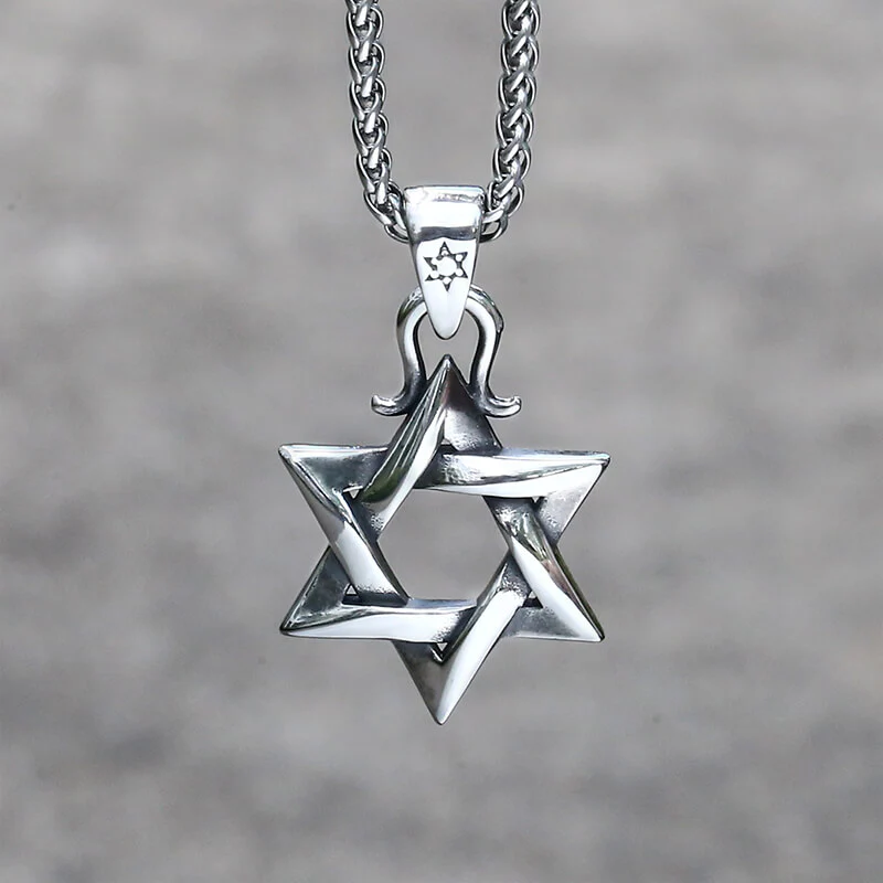 6421-gothic-gem-set-star-of-david-stainless-steel-pendant-5.webp Gothic Gem-set Star Of David Stainless Steel Pendant