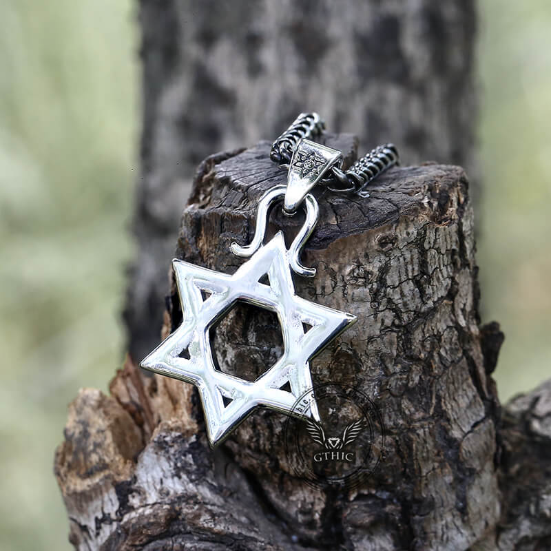 6421-gothic-gem-set-star-of-david-stainless-steel-pendant-6.jpg Gothic Gem-set Star Of David Stainless Steel Pendant