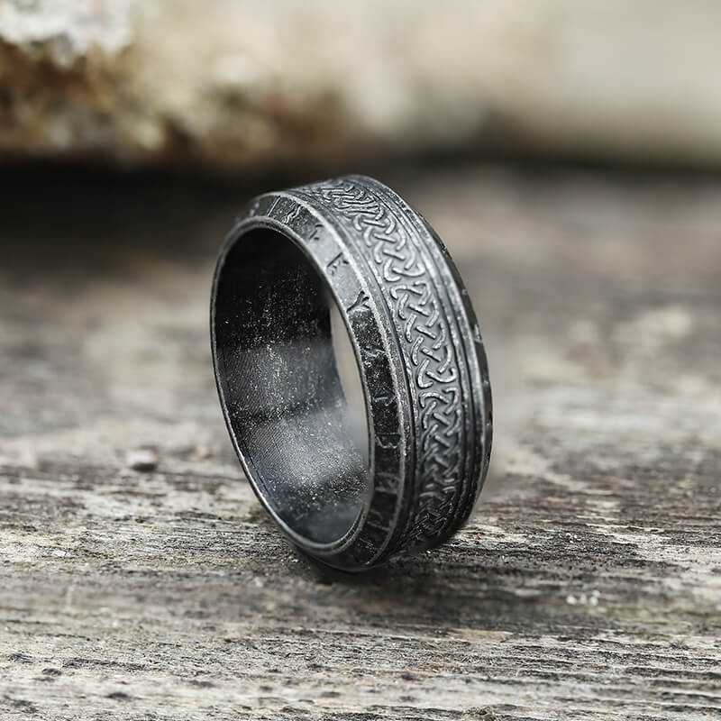 6466-norse-runes-celtic-knot-stainless-steel-viking-ring-5.jpg Norse Runes Celtic Knot Stainless Steel Viking Ring