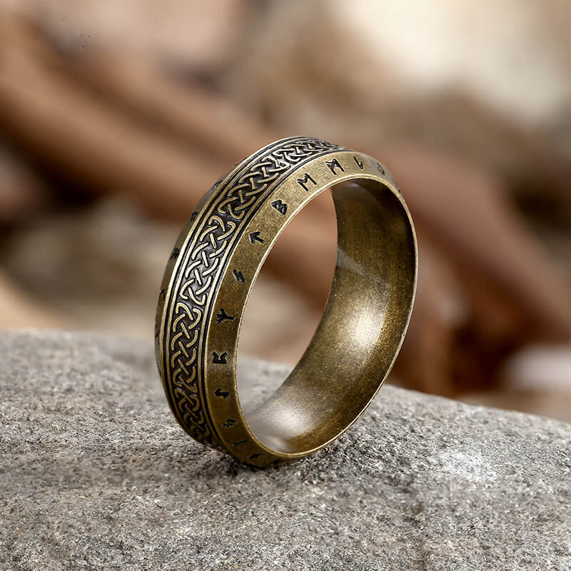 6466-norse-runes-celtic-knot-stainless-steel-viking-ring-6.jpg Norse Runes Celtic Knot Stainless Steel Viking Ring