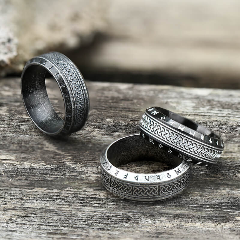 6466-norse-runes-celtic-knot-stainless-steel-viking-ring-7.jpg Norse Runes Celtic Knot Stainless Steel Viking Ring