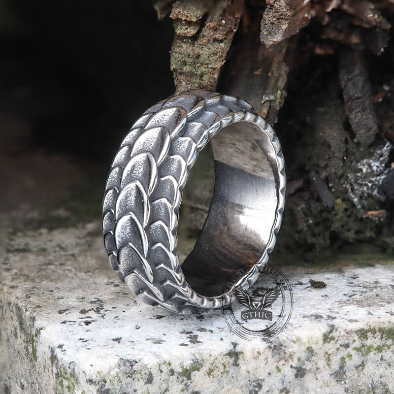 6516-retro-dragon-spine-stainless-steel-ring-4.jpg Retro Dragon Spine Stainless Steel Ring