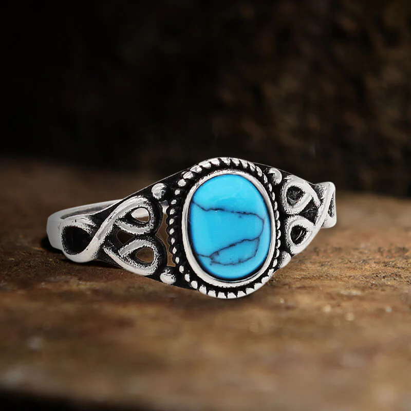 6542-vintage-pattern-stainless-steel-gemstone-ring-8.webp Vintage Pattern Stainless Steel Gemstone Ring