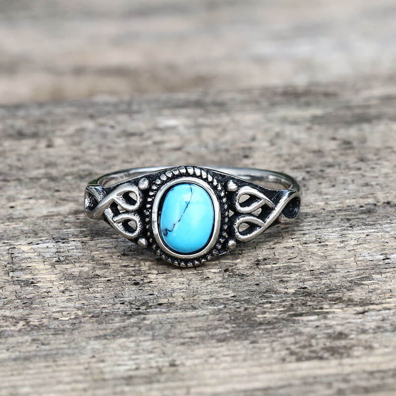 6543-blue-6-blue-6-variation-1.jpg Vintage Pattern Stainless Steel Gemstone Ring