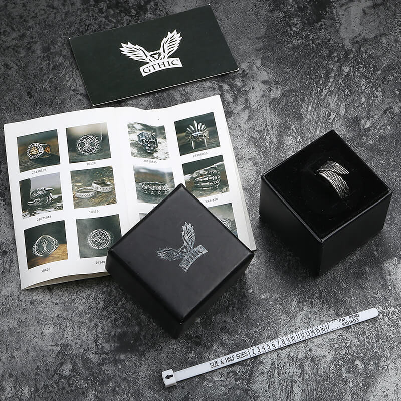 6579-angel-wing-stainless-steel-ring-7.jpg Angel Wing Stainless Steel Ring
