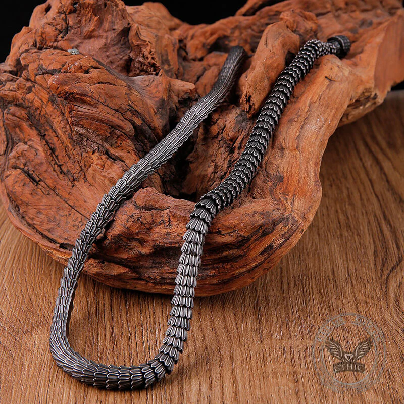 6651-snake-scale-stainless-steel-necklace-6.webp Snake Scale Stainless Steel Necklace