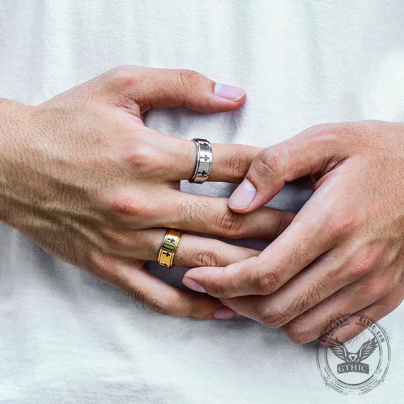 6695-simple-cross-stainless-steel-spinner-ring-3.webp Simple Cross Stainless Steel Spinner Ring