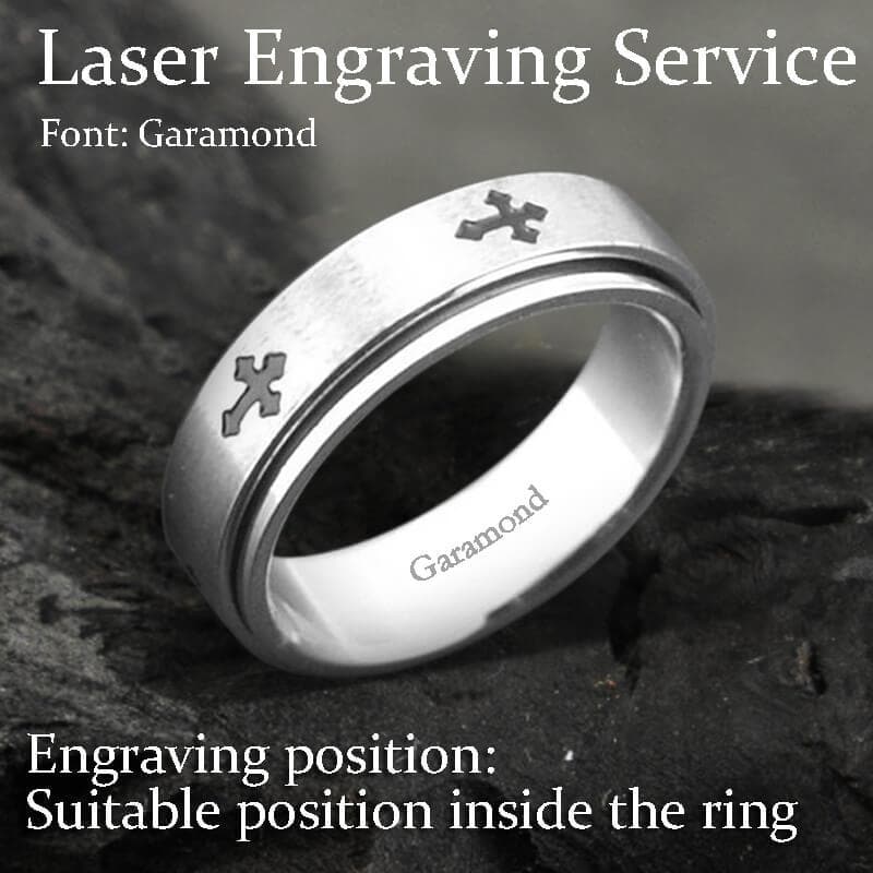 6695-simple-cross-stainless-steel-spinner-ring-9.jpg Simple Cross Stainless Steel Spinner Ring