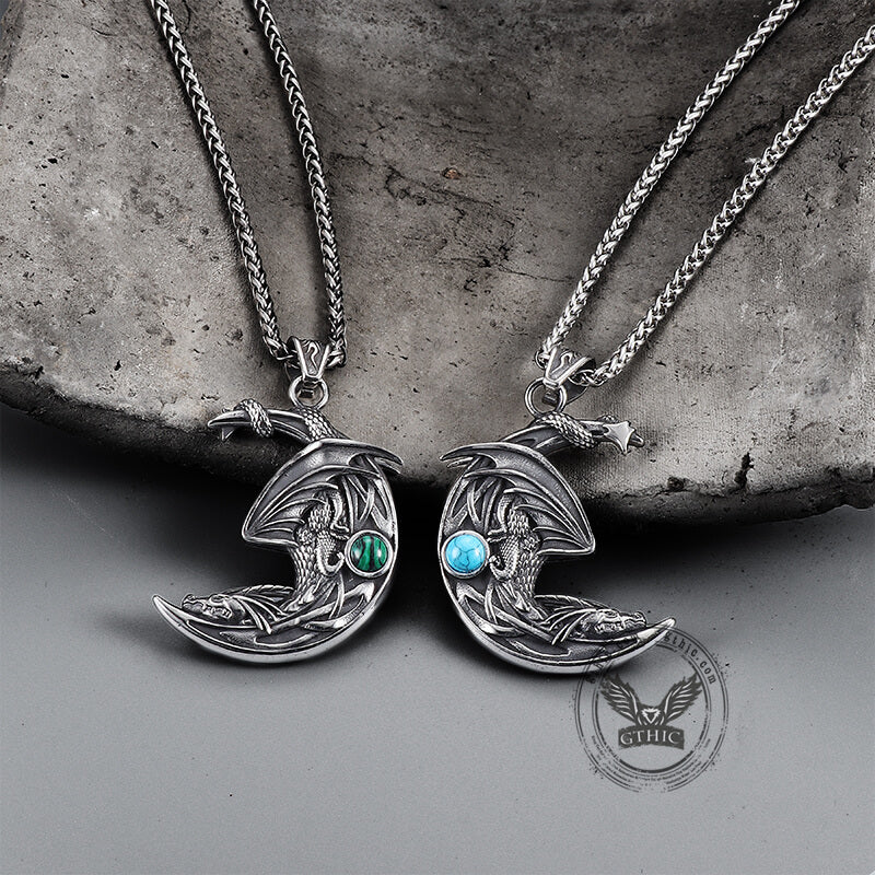 6755-sleeping-dragon-moon-stainless-steel-pendant-12.jpg Sleeping Dragon Moon Stainless Steel Pendant
