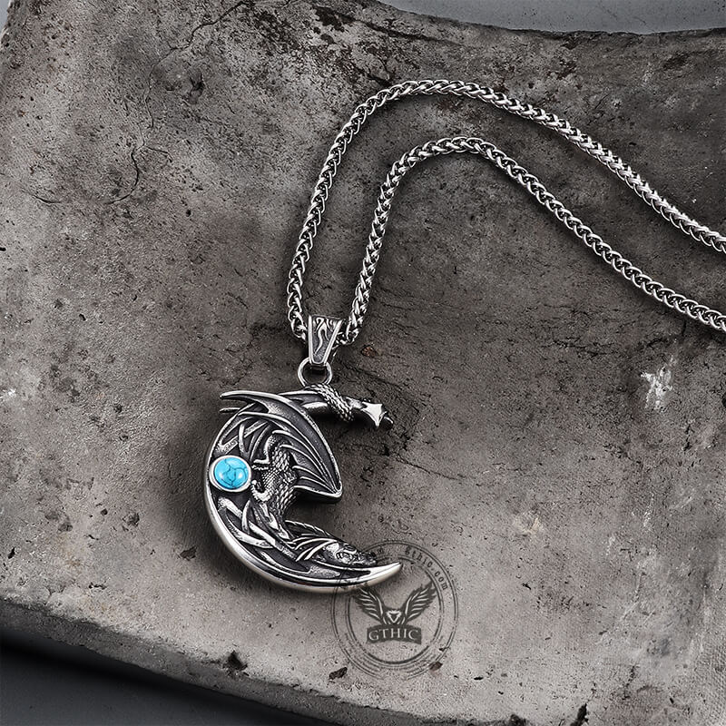 6755-sleeping-dragon-moon-stainless-steel-pendant-13.jpg Sleeping Dragon Moon Stainless Steel Pendant