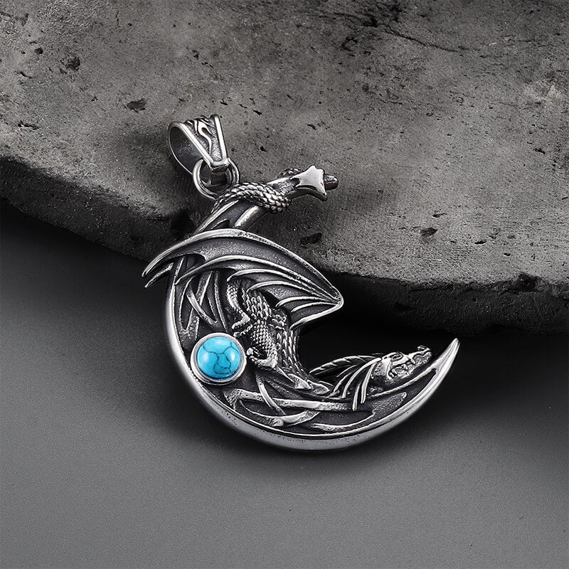6755-sleeping-dragon-moon-stainless-steel-pendant-7.jpg Sleeping Dragon Moon Stainless Steel Pendant