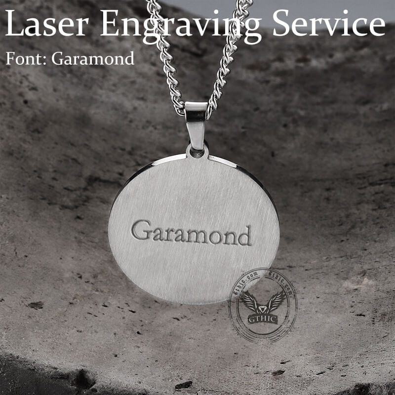 GTHIC Pentagram Seal Of Solomon Stainless Steel Necklace