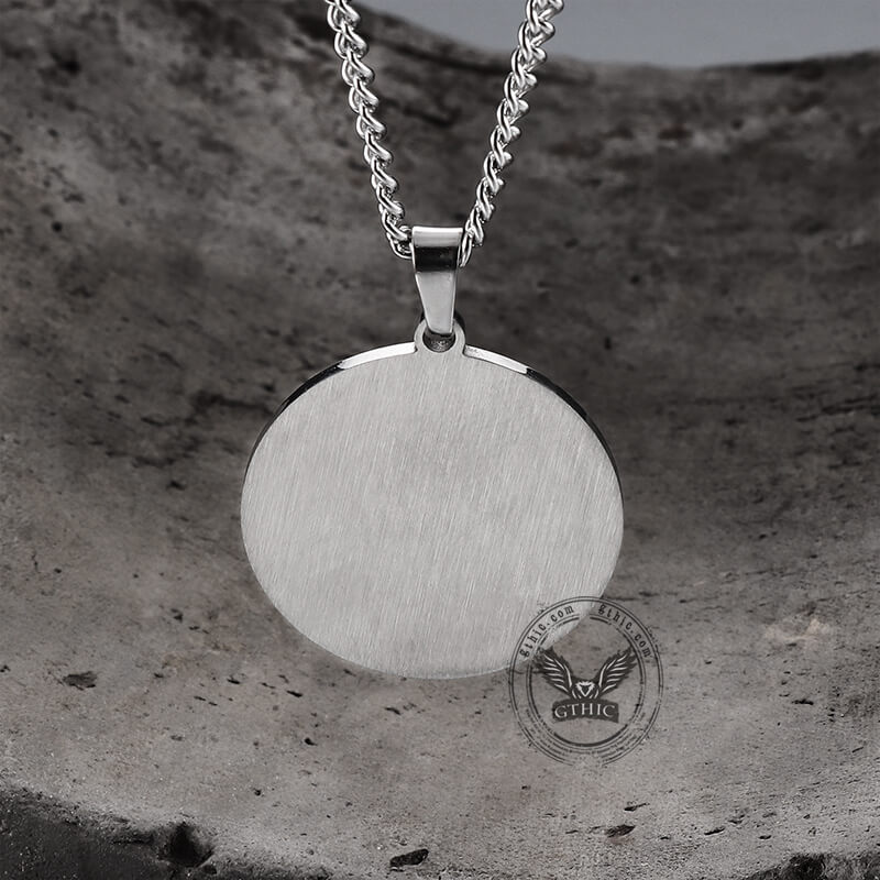 GTHIC Pentagram Seal Of Solomon Stainless Steel Necklace