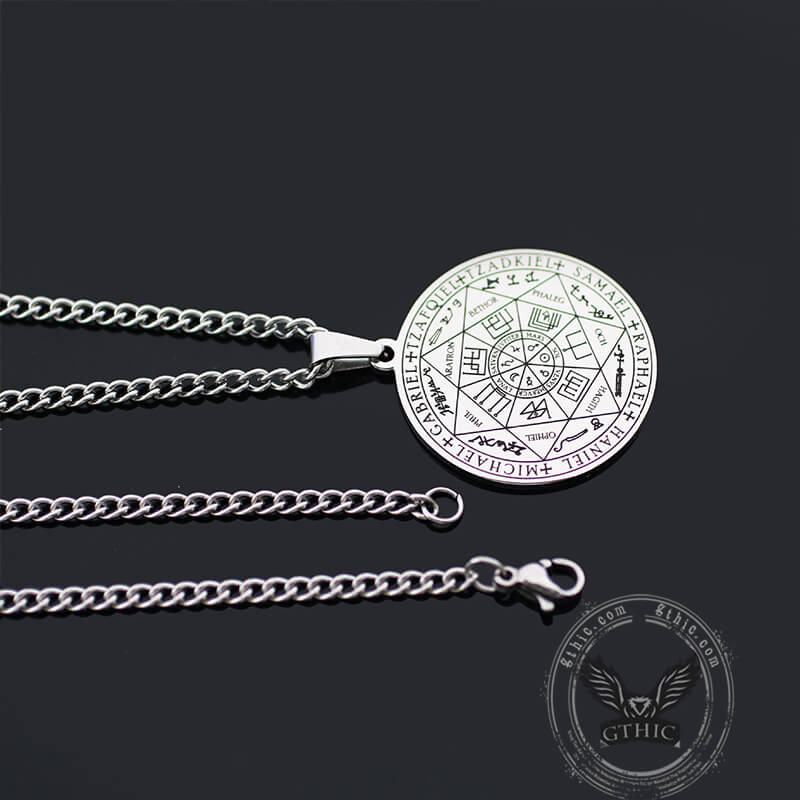6847-seal-of-the-seven-archangels-stainless-steel-necklace-8.jpg Seal of The Seven Archangels Stainless Steel Necklace