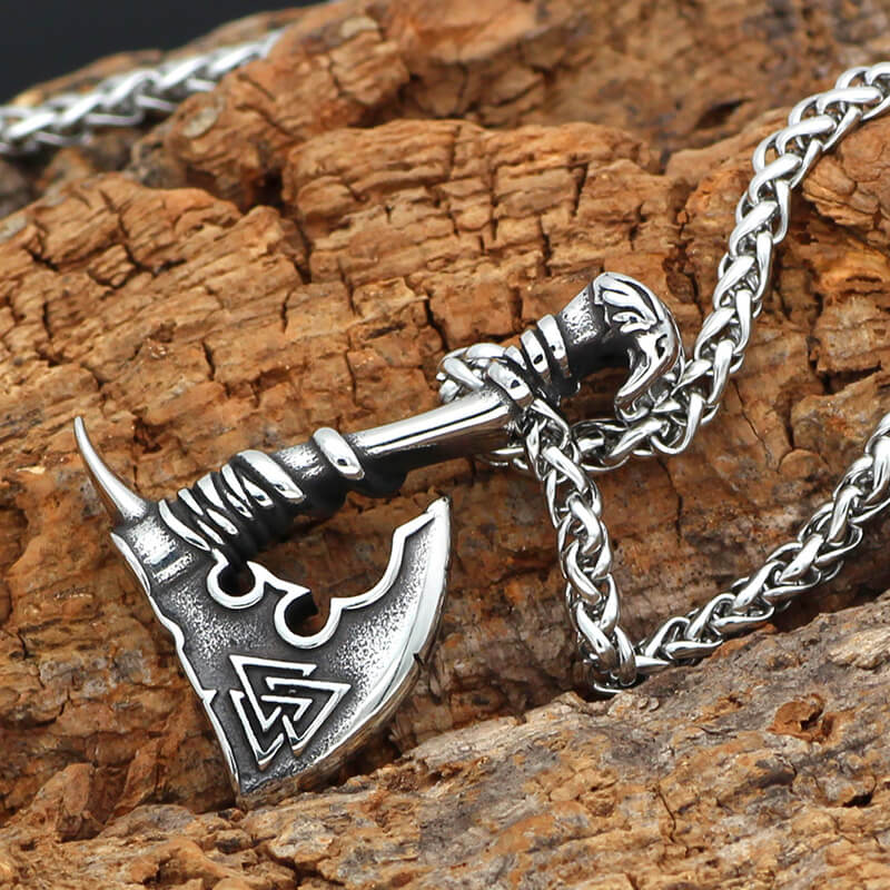 6939-valknut-symbol-axe-stainless-steel-viking-pendant-6.jpg Valknut Symbol Axe Stainless Steel Viking Pendant