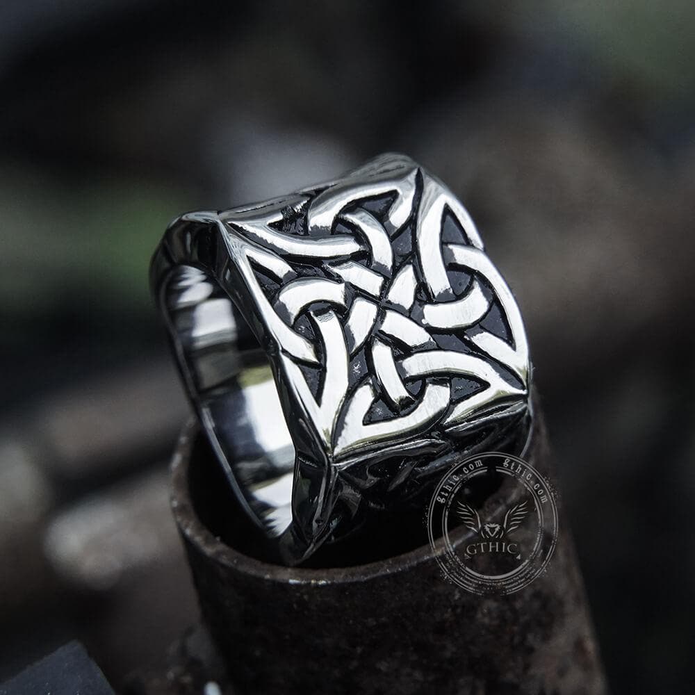 7-celtic-knot-stainless-steel-viking-ring-3.jpg Celtic Knot Stainless Steel Viking Ring