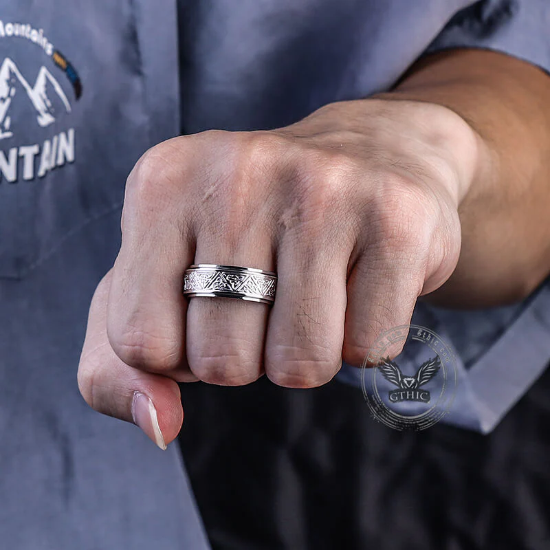 7043-nordic-celtic-triangle-knot-stainless-steel-spinner-ring-2.webp Nordic Celtic Triangle Knot Stainless Steel Spinner Ring
