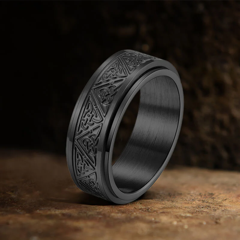 7050-black-7-black-7-variation-1.webp Nordic Celtic Triangle Knot Stainless Steel Spinner Ring