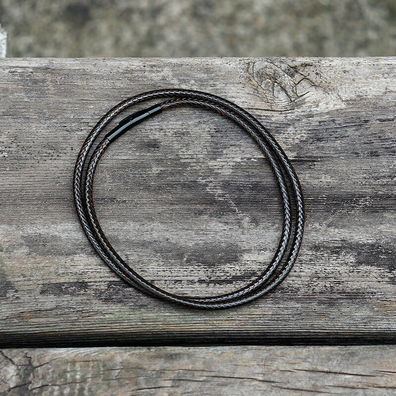 7098-waterproof-braided-leather-chain-necklace-10.jpg Waterproof Braided Leather Chain Necklace