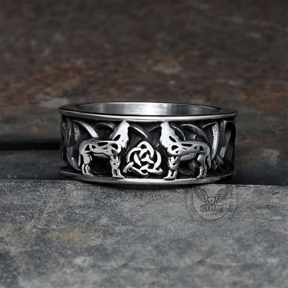 714-fenris-wolf-stainless-steel-viking-ring-4.jpg Fenris-wolf Stainless Steel Viking Ring