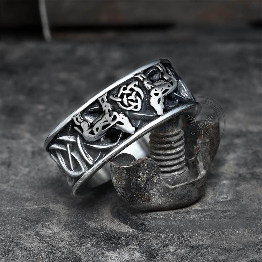714-fenris-wolf-stainless-steel-viking-ring-5.jpg Fenris-wolf Stainless Steel Viking Ring