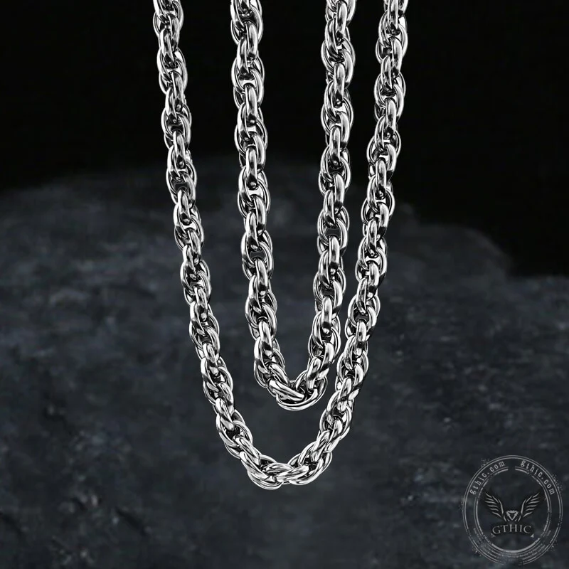 7376-stainless-steel-twist-chain-necklace-3.webp Stainless Steel Twist Chain Necklace