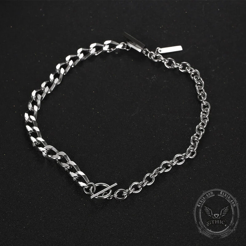OT Buckle Stainless Steel Necklace