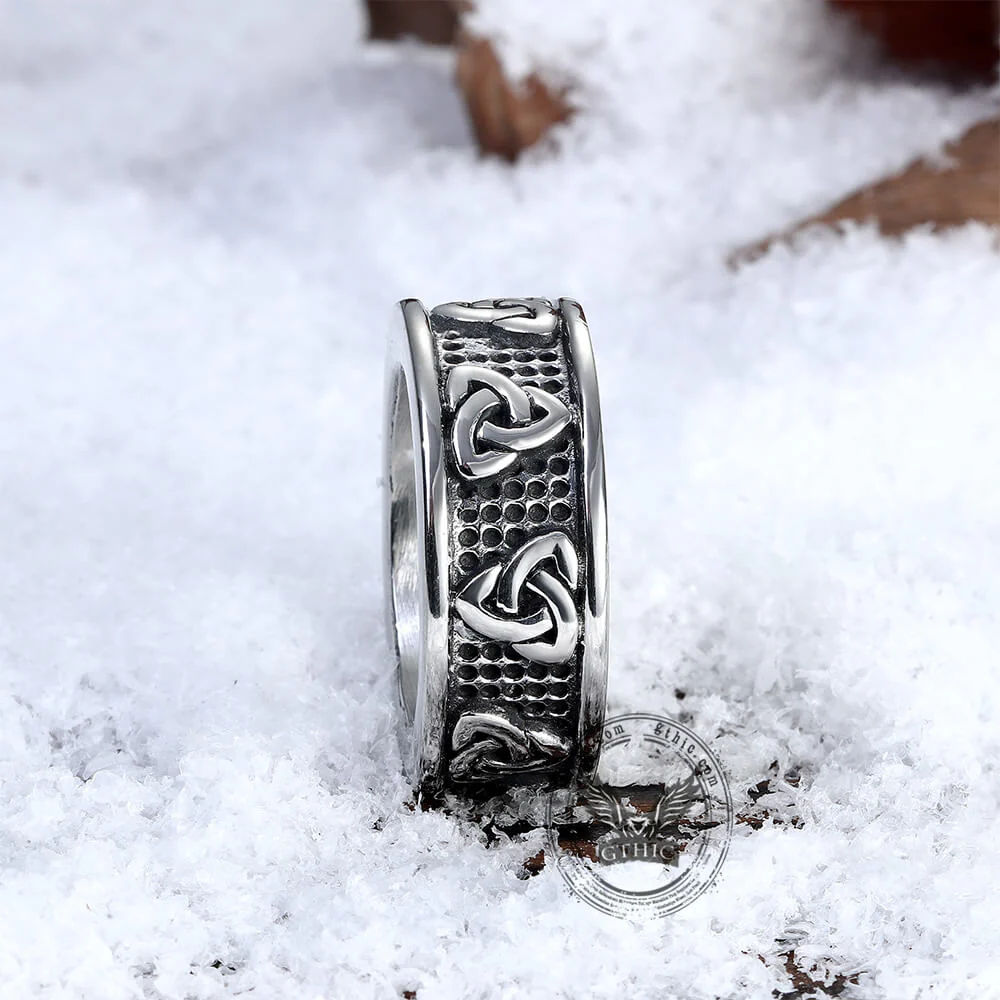 761-warrior-triquetra-stainless-steel-viking-ring-5.webp Warrior Triquetra Stainless Steel Viking Ring