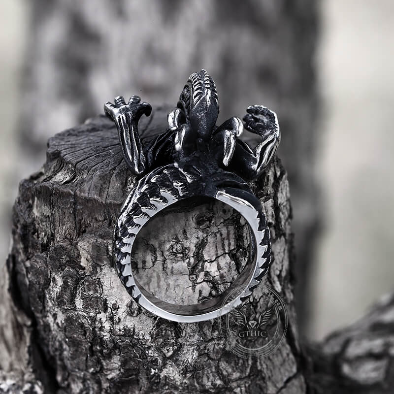 7686-predator-stainless-steel-skull-ring-6.jpg Predator Stainless Steel Skull Ring