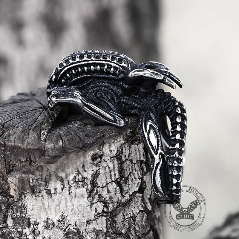 7686-predator-stainless-steel-skull-ring-7.jpg Predator Stainless Steel Skull Ring