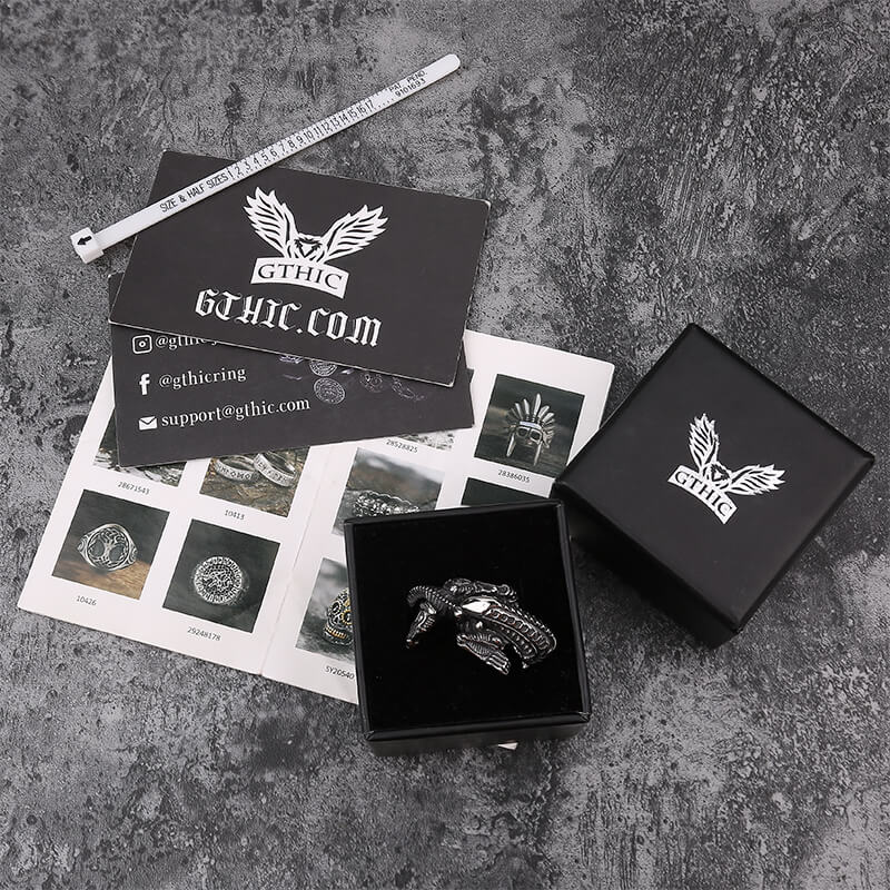 7693-punk-alien-stainless-steel-predator-ring-11.jpg Punk Alien Stainless Steel Predator Ring