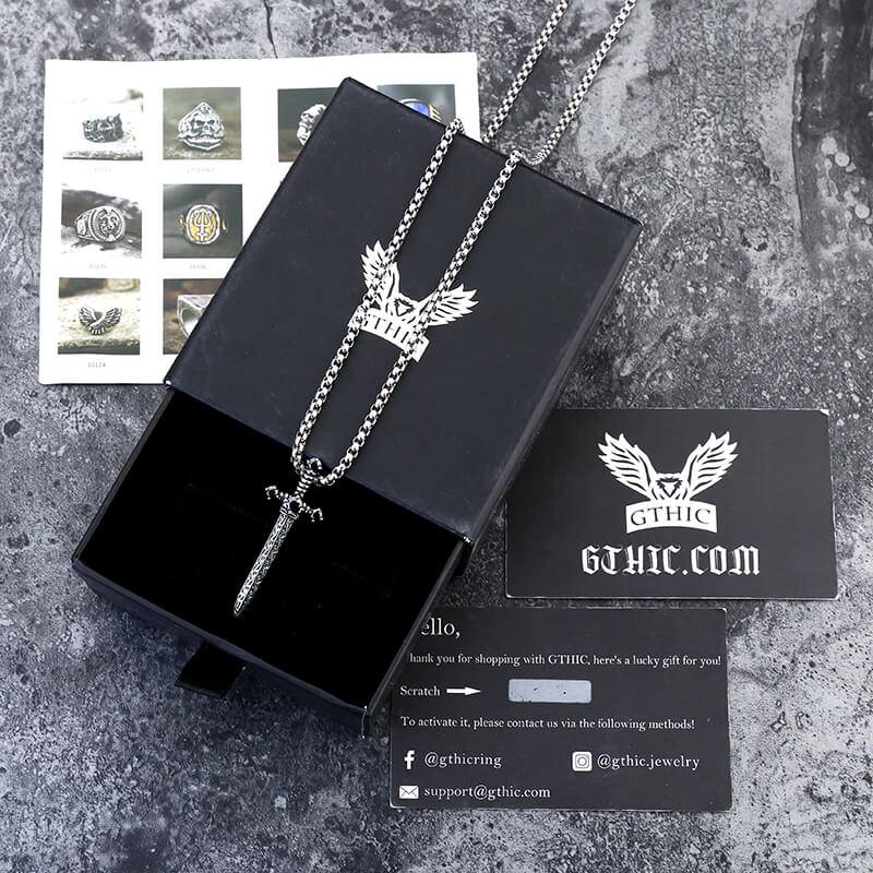 7885-vintage-sword-stainless-steel-pendant-10.jpg Vintage Sword Stainless Steel Pendant