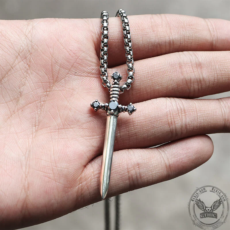 7885-vintage-sword-stainless-steel-pendant-5.webp Vintage Sword Stainless Steel Pendant