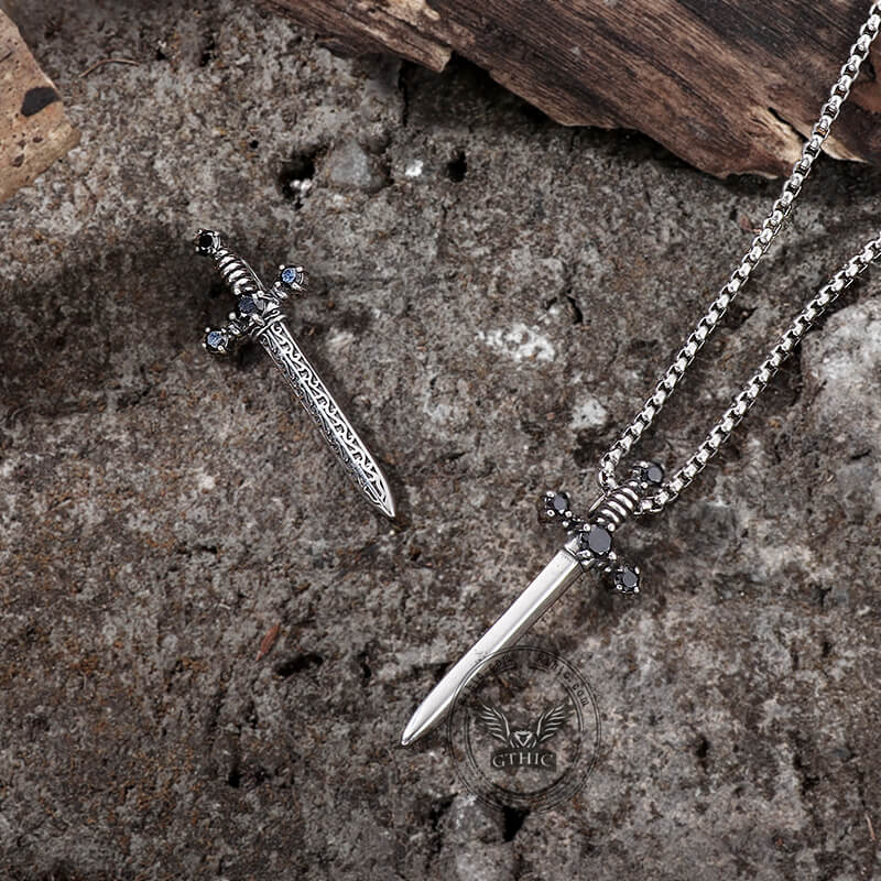 7885-vintage-sword-stainless-steel-pendant-6.jpg Vintage Sword Stainless Steel Pendant