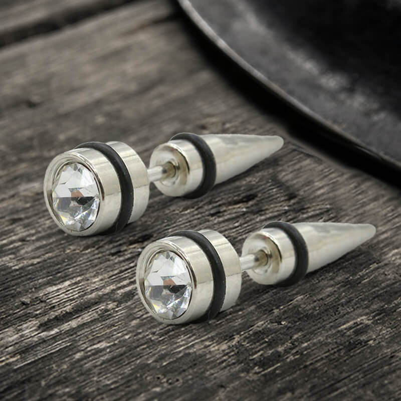 7936-white-a-pair-white-a-pair-variation-1.jpg CZ Stone Stainless Steel Stud Earring