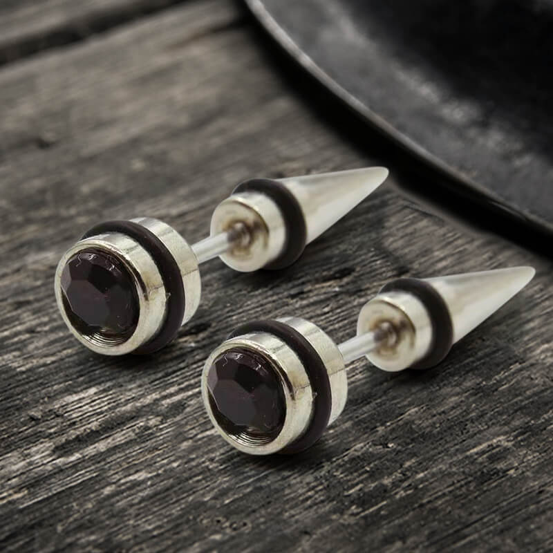 7942-dark-red-a-pair-dark-red-a-pair-variation-1.jpg CZ Stone Stainless Steel Stud Earring