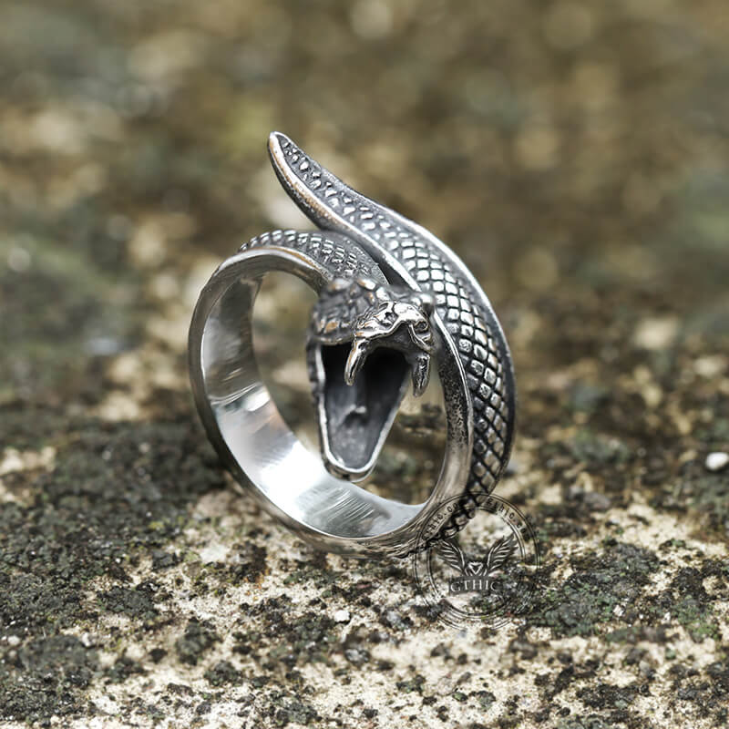 7958-vintage-cobra-stainless-steel-snake-ring-6.jpg Vintage Cobra Stainless Steel Snake Ring